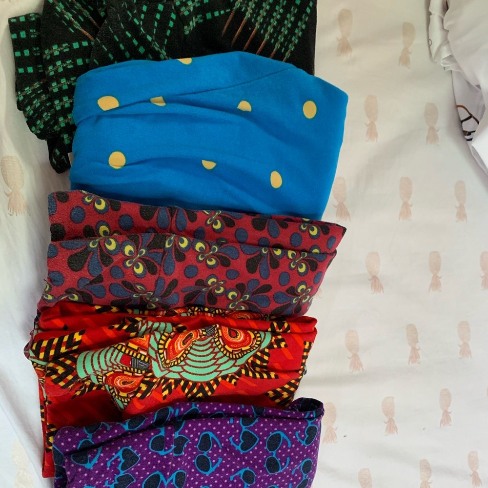 LuLaRoe Leggings Bundle 6 pairs OS